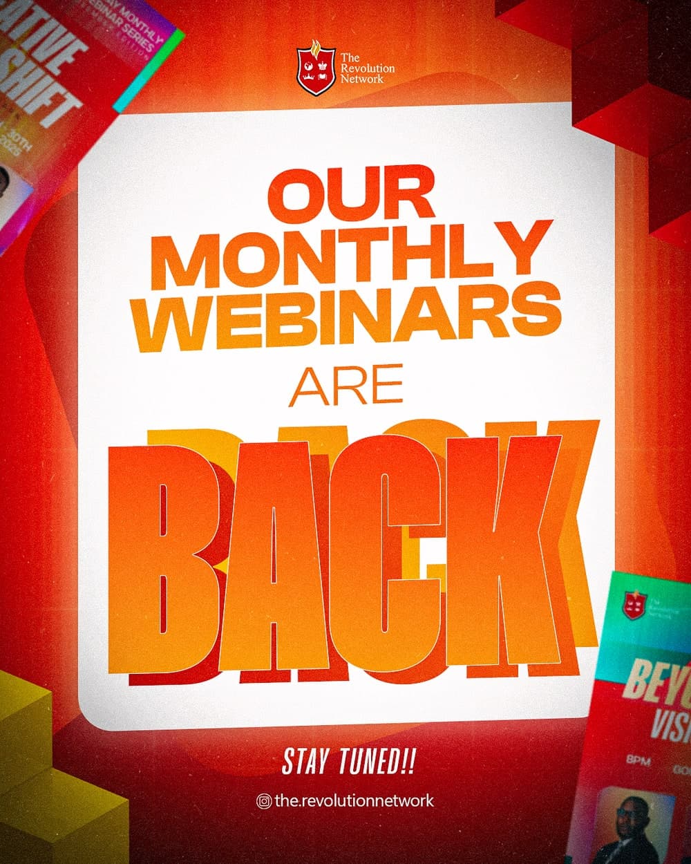 Our Monthly Webinars Are Back: The Exploits relaunch announcement graphic